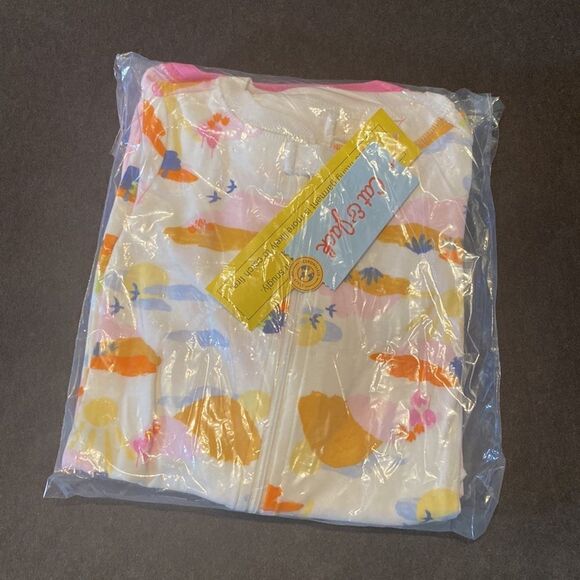 Kids Toddler Cat & Jack 2 Pack Footless Sleep Suit Pajamas Onsie Size 24M NWT - Picture 8 of 9